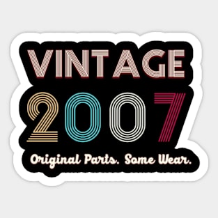 Vintage 2007 Original Parts. Some Ware Sticker